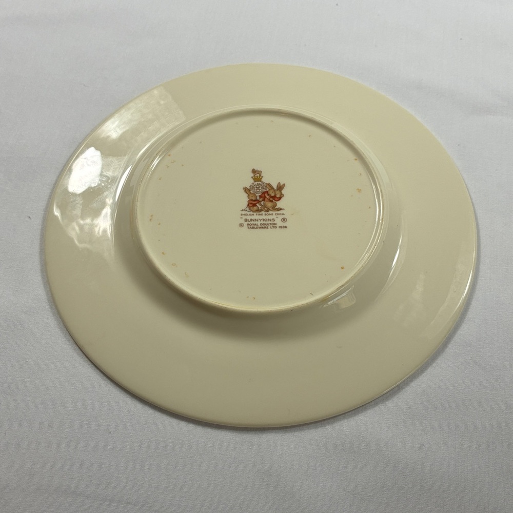 Whimsical Vintage Royal Doulton Bunnykins 3-Piece Bone China Set Easter Bunny - Picture 11 of 15